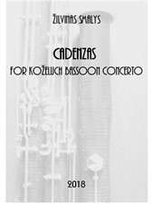 Cadenzas for Koželuch bassoon concerto