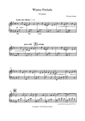 Wintry Prelude for piano