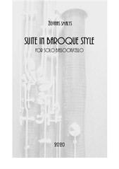 Suite in Baroque Style for solo bassoon/cello