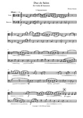 Duo de Salon for viola & bassoon