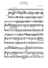 Novelette for bassoon and piano