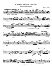 Cadenza for 2nd movement Hummel bassoon concerto